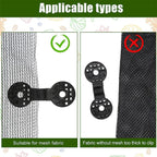 Shadow fabric plastic clips