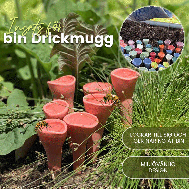 Drinking cup for bees and insects