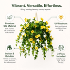 Realistic, UV-resistant artificial morning glory - Buy one, get one!