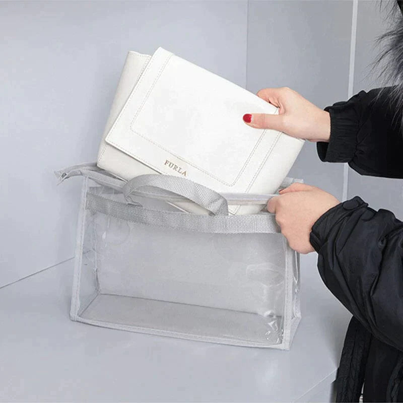 Transparent moisture-resistant dust bag