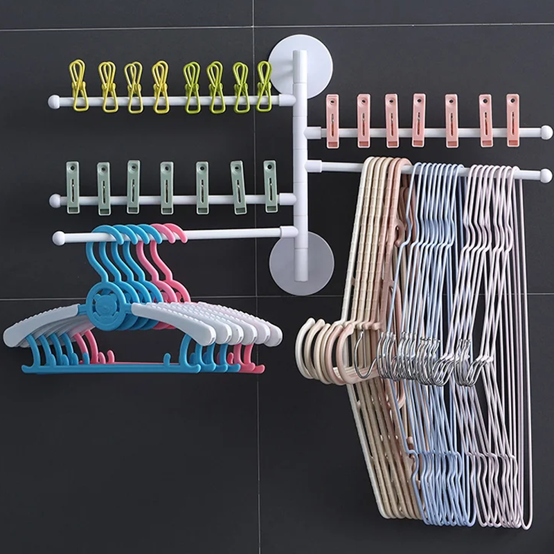 Mounting-Free Rotating Towel Holder