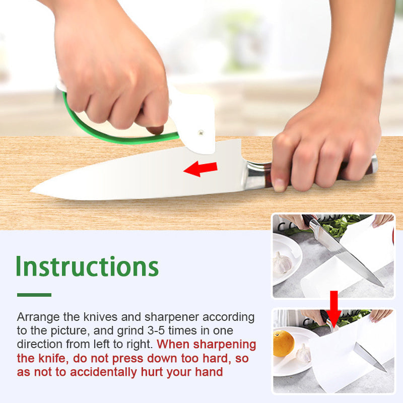 Outdoor portable knife sharpener