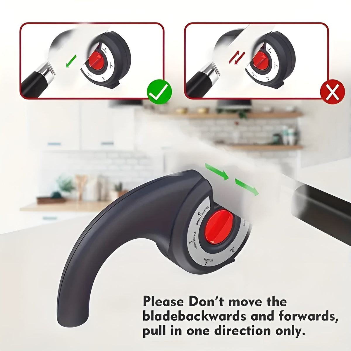 6-in-1 Multi Tool Anti-Slip Knife Sharpener