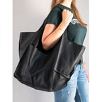 Oversized Leather Weekend Bags