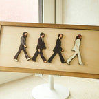 The Beatles framed Abbey Road portrait