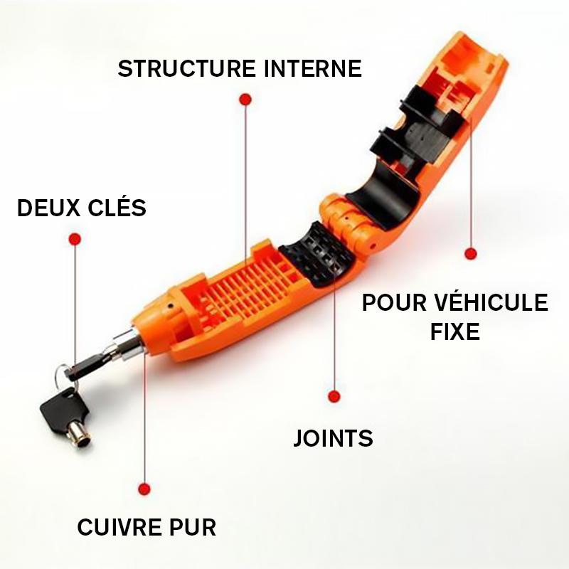 Universal anti-theft lock for motorcycle scooter handle grip