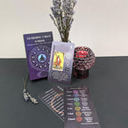 Learning cards Tarot deck with meanings on it