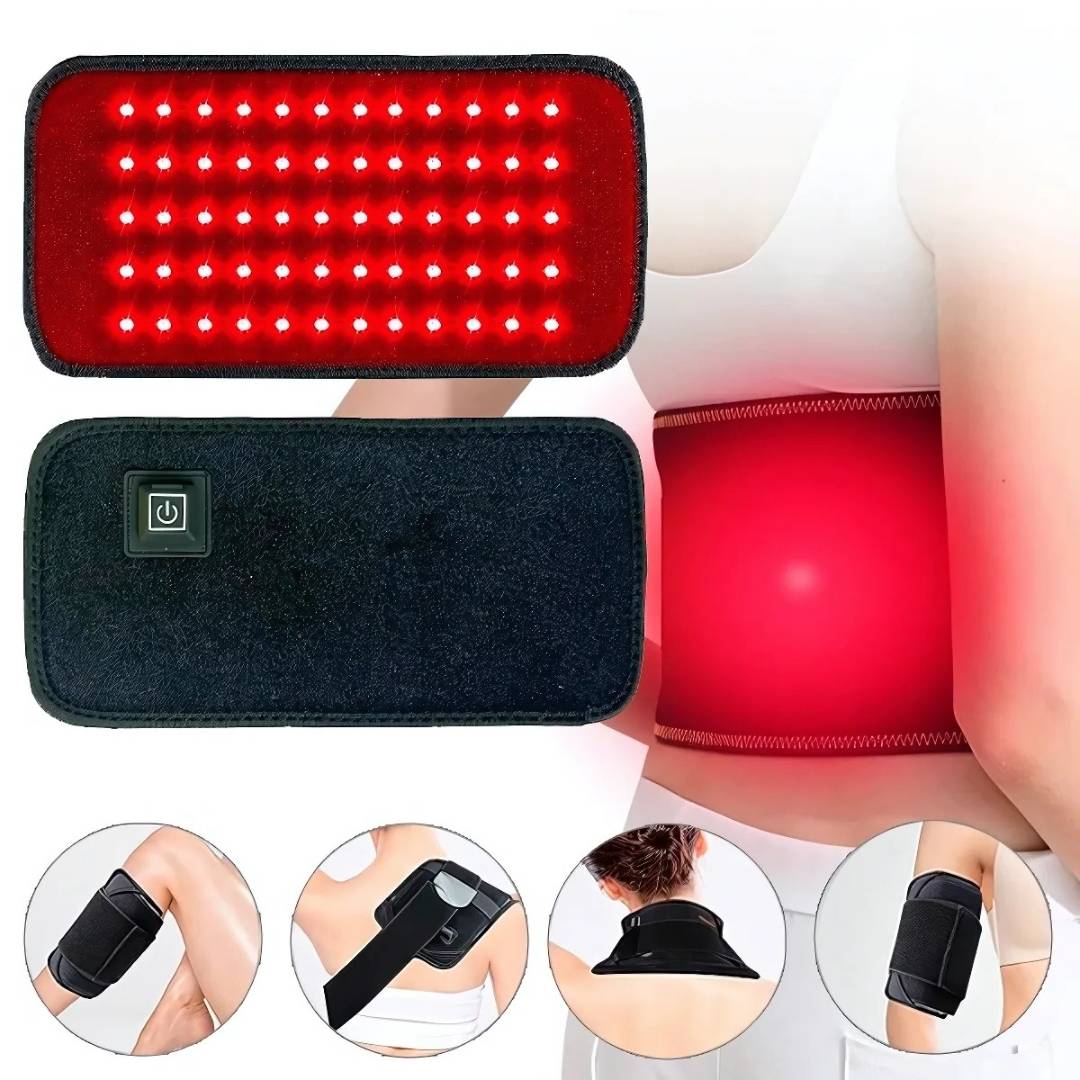LumiRelief Red Light Therapy Belt | for Pain Relief - Inflammation Reduction - Muscle Recovery - Red Light for Skin Rejuvenation
