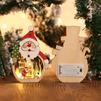 LED Christmas Wooden Ornaments Lighting