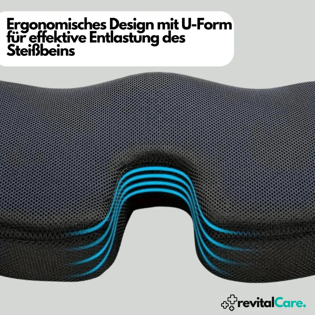 Ergonomic 4D Comfort Seat Cushion with Orthopedic Support