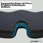 Ergonomic 4D Comfort Seat Cushion with Orthopedic Support