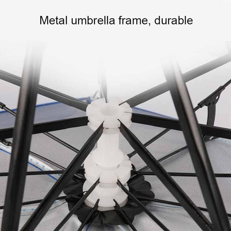Outdoor Double-Layer Rain Umbrella Hat