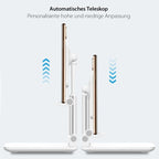 Foldable or white pole phone desk holder
