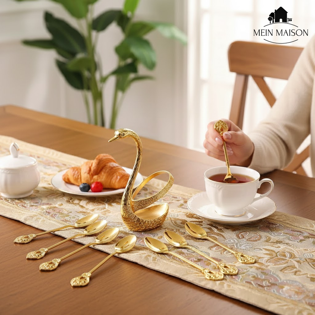 SwanLuxe – Enhance coffee experiences with stylish swan-shaped spoons