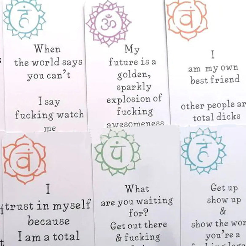 Funny Affirmation Card Gift Made of Coated Paper