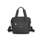 Waterproof Nylon Crossbody Bag with 7 Pockets and Adjustable Shoulder Strap