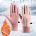Waterproof finger touchscreen gloves, non-slip and cold-resistant