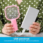 USB Mosquito Repeller with LED and Safety Net – 2-in-1 Design