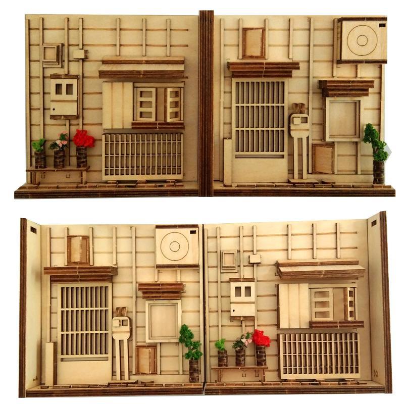 Assembly kit for DIY shelf decoration