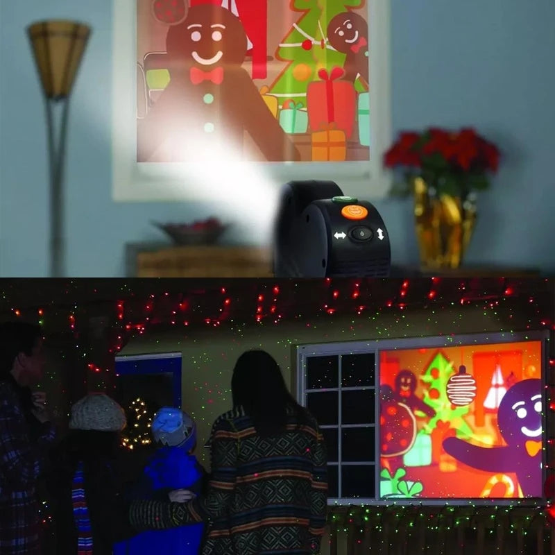 Halloween holographic projection