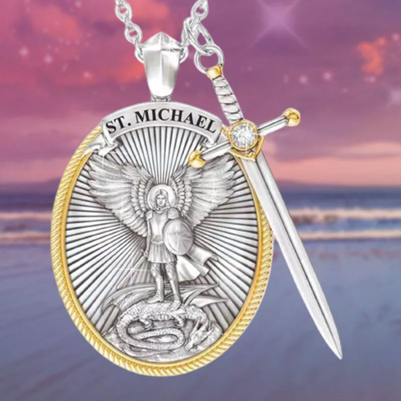 Guardian Angel Michael Pendant