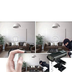 Compact motion detecting surveillance