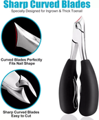 Toenail Clipper for Seniors, Sharp, Ergonomic & Ideal for Thick Nails