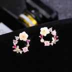 Flower Pearl Earrings