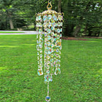 Aurora Crystal Glass Wind Chime
