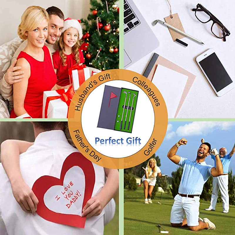 Golf gift with putting green