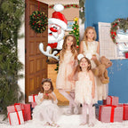 Christmas decoration door cover