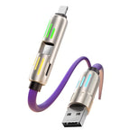 4 in 1 USB Charging Cable MAX 240W Fast Charging