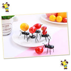 Busy Ants Move Fruit Fork