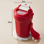 Stainless Steel Coffee Mug with LED Temperature Display 450 ML