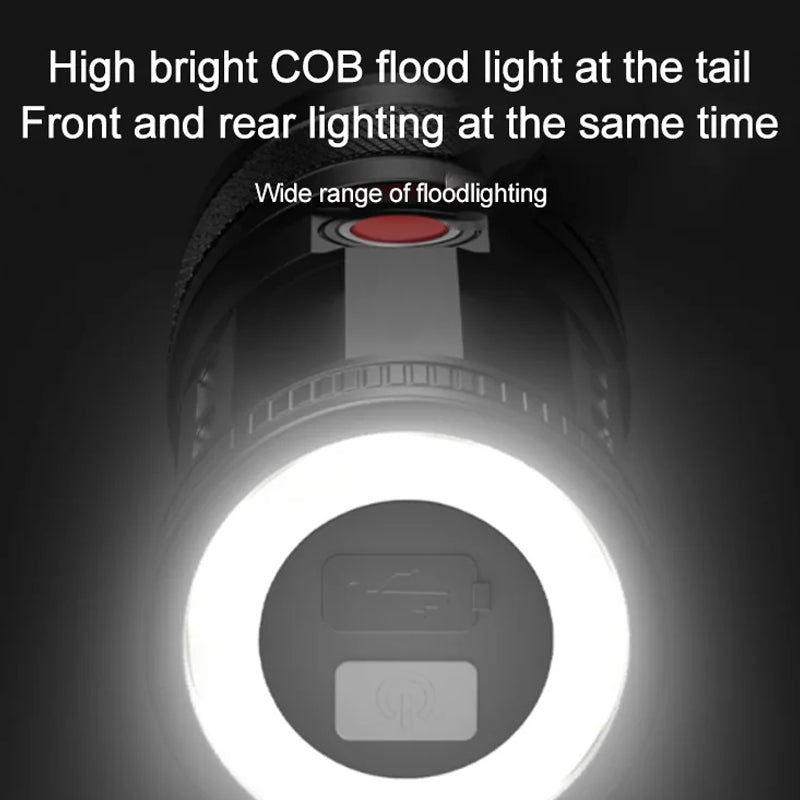 Portable Strong Light Outdoor Flashlight