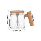 Intelligent Mug – Self-Stirring Cup with Wood Design