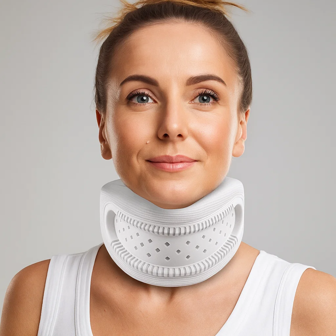 Lightweight Neck Support Brace – Foam Cushioning Breathable Design – Pain Relief for Office & Sleep