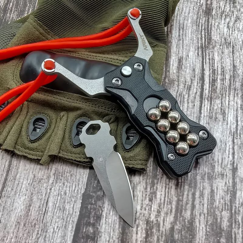 Multi-function slingshot EDC tool