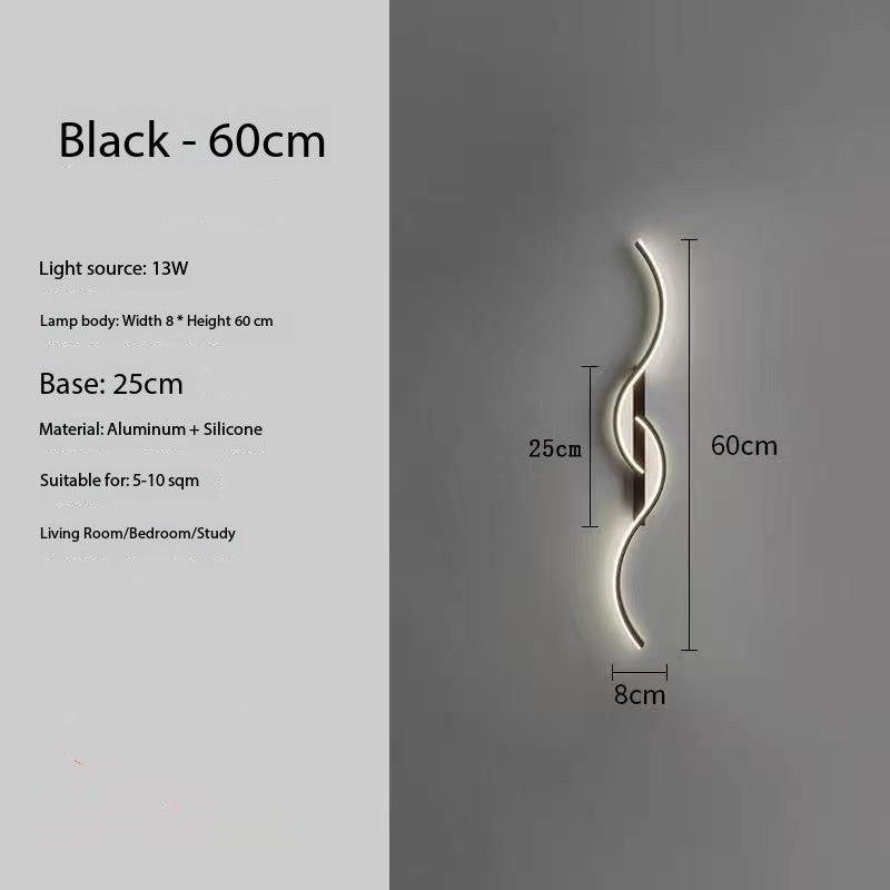 Minimalist Luxury LED Wall Sconce - Multiple Sizes, Finishes, and Dimming Options