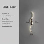 Minimalist Luxury LED Wall Sconce - Multiple Sizes, Finishes, and Dimming Options