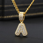 Stainless Steel Initial Necklace