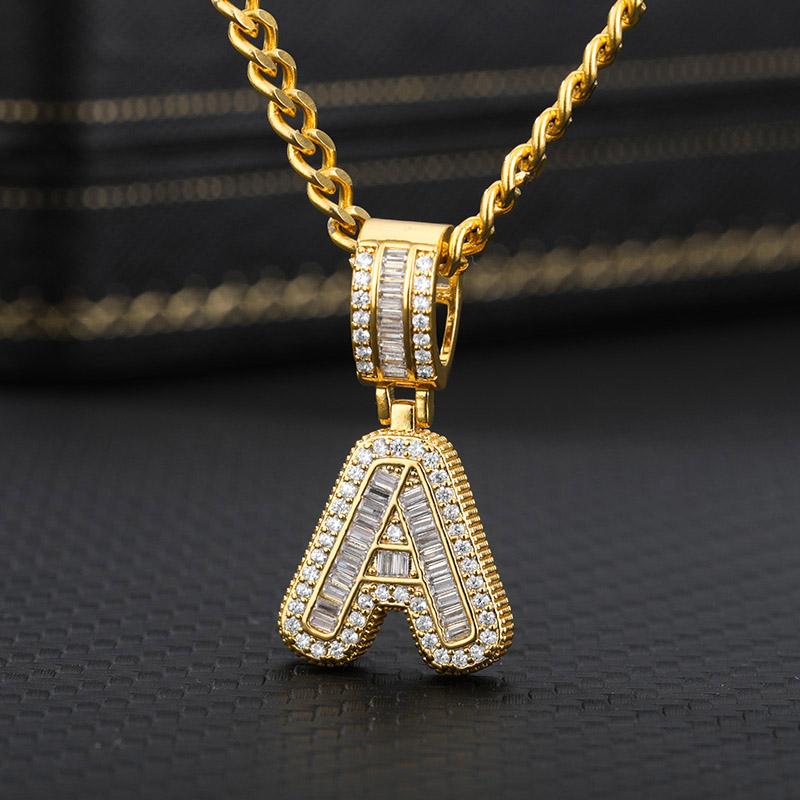 Stainless Steel Initial Necklace