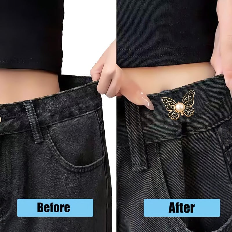 4-Pack Detachable Butterfly Buttons