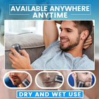 Compact, washable electric razor