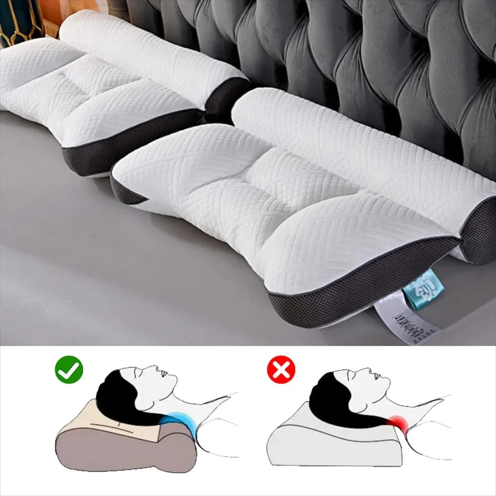 Memory Cotton Sleep Pillow for Neck Support