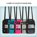 Travel Neck Pouch Neck Wallet with RFID Blocking Passport Holder