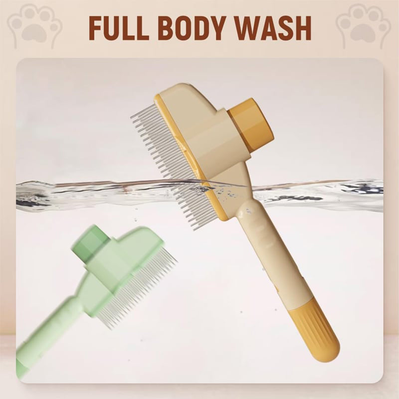 Self-Cleaning Pet Grooming Brush
