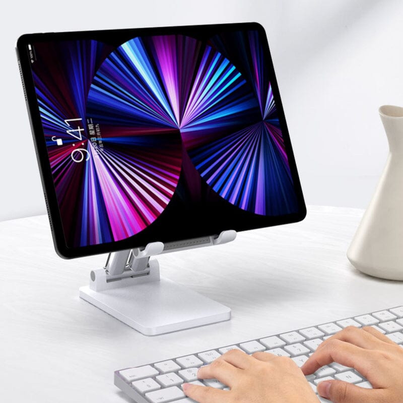Foldable or white pole phone desk holder