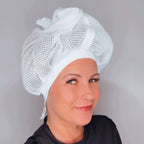 Net Plopping Cap for Curly Hair – Frizz-Free Drying Bonnet