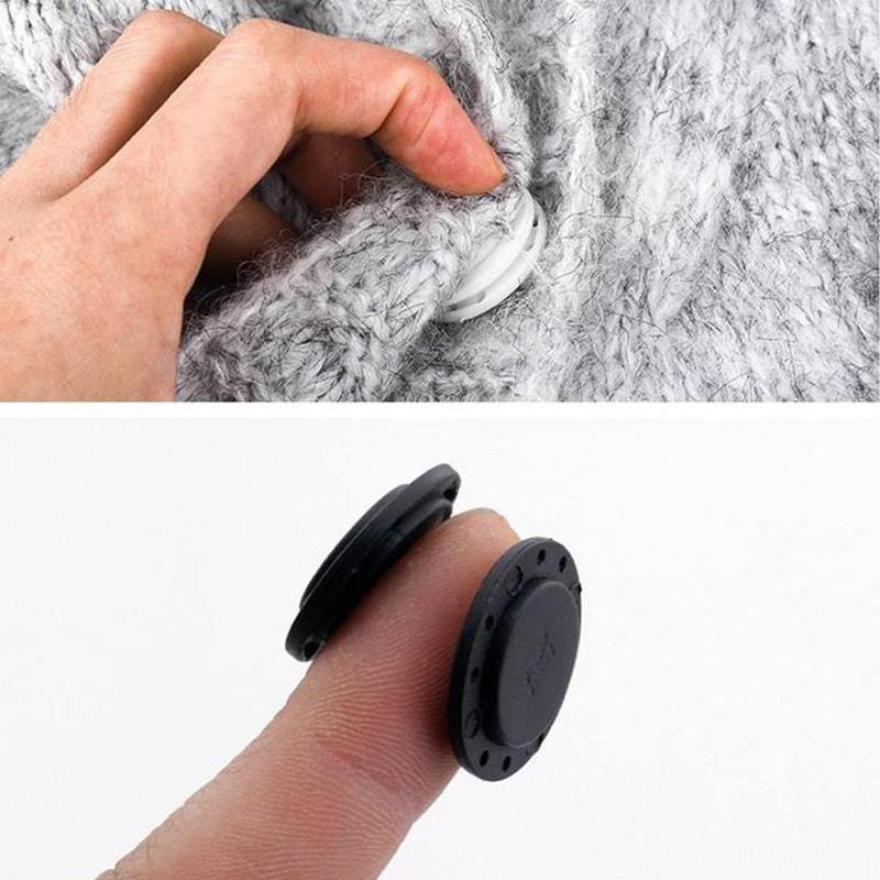 High-quality invisible plastic magnetic closure, 5 pieces